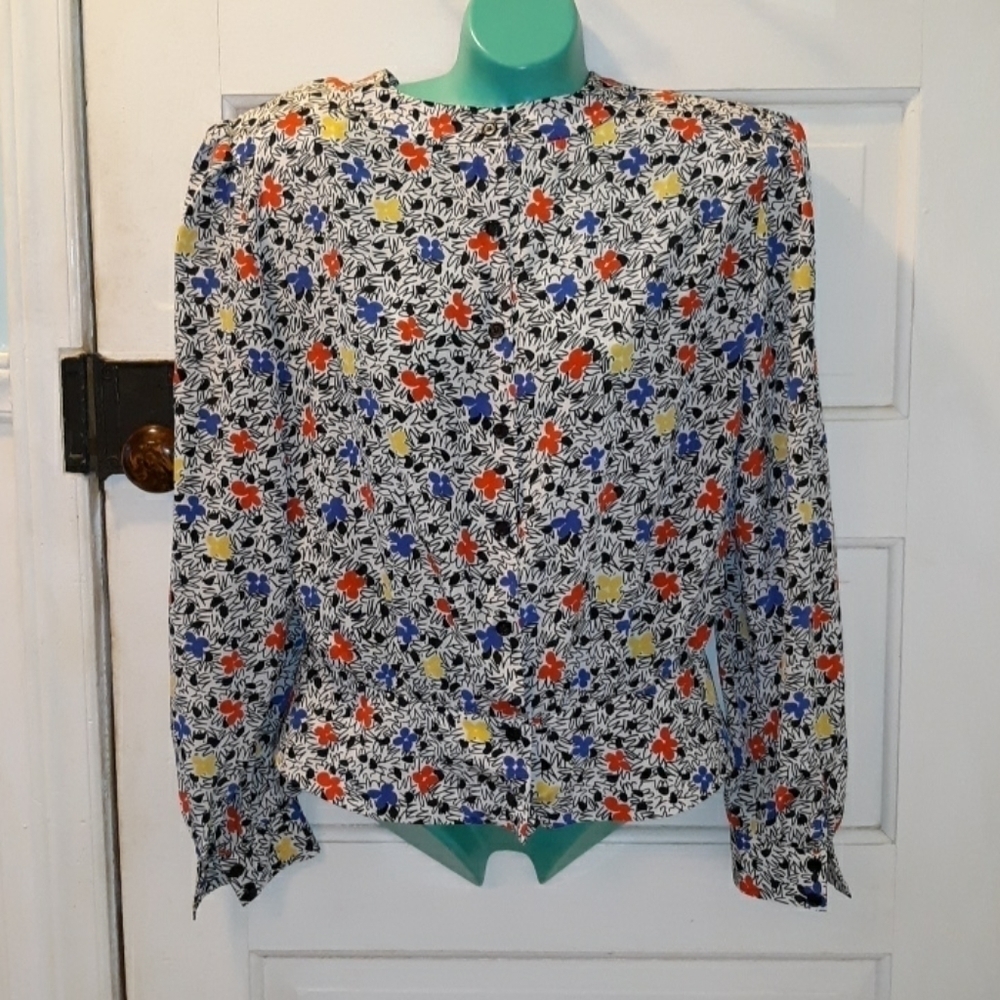 Vintage 1980s Lloyd William's 10 blouse